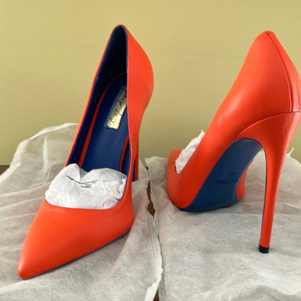 One of a kind Philip Loving - Blue Bottom 4 in heels. Never been worn